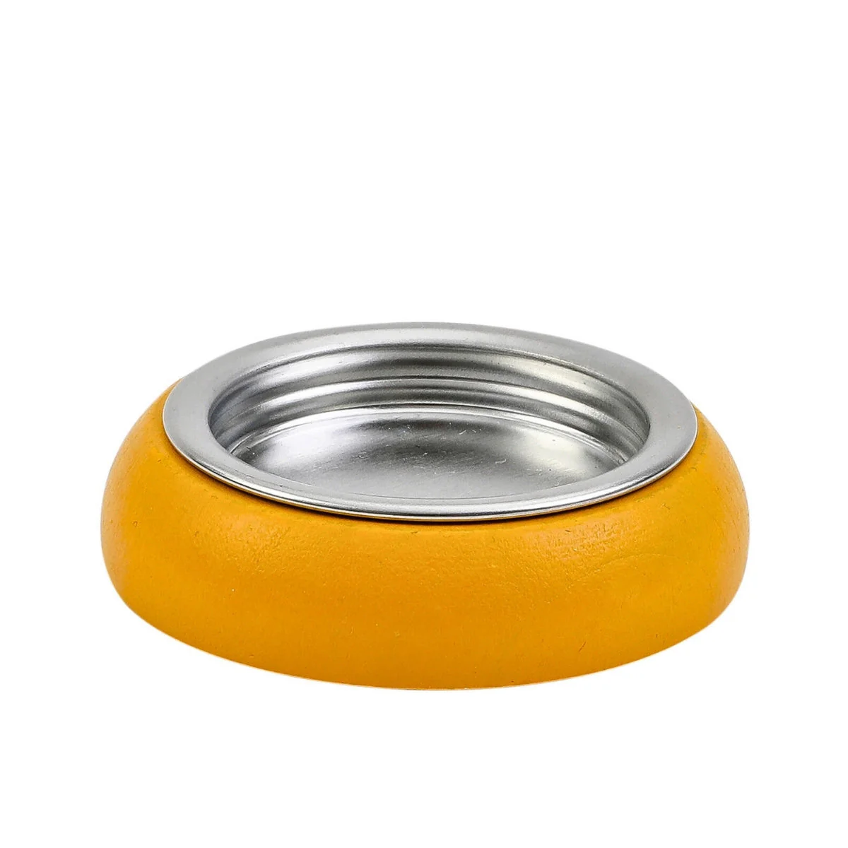 Ahrens Candle Holder for Tall Tealight Candle - Aluminium Insert, Yellow