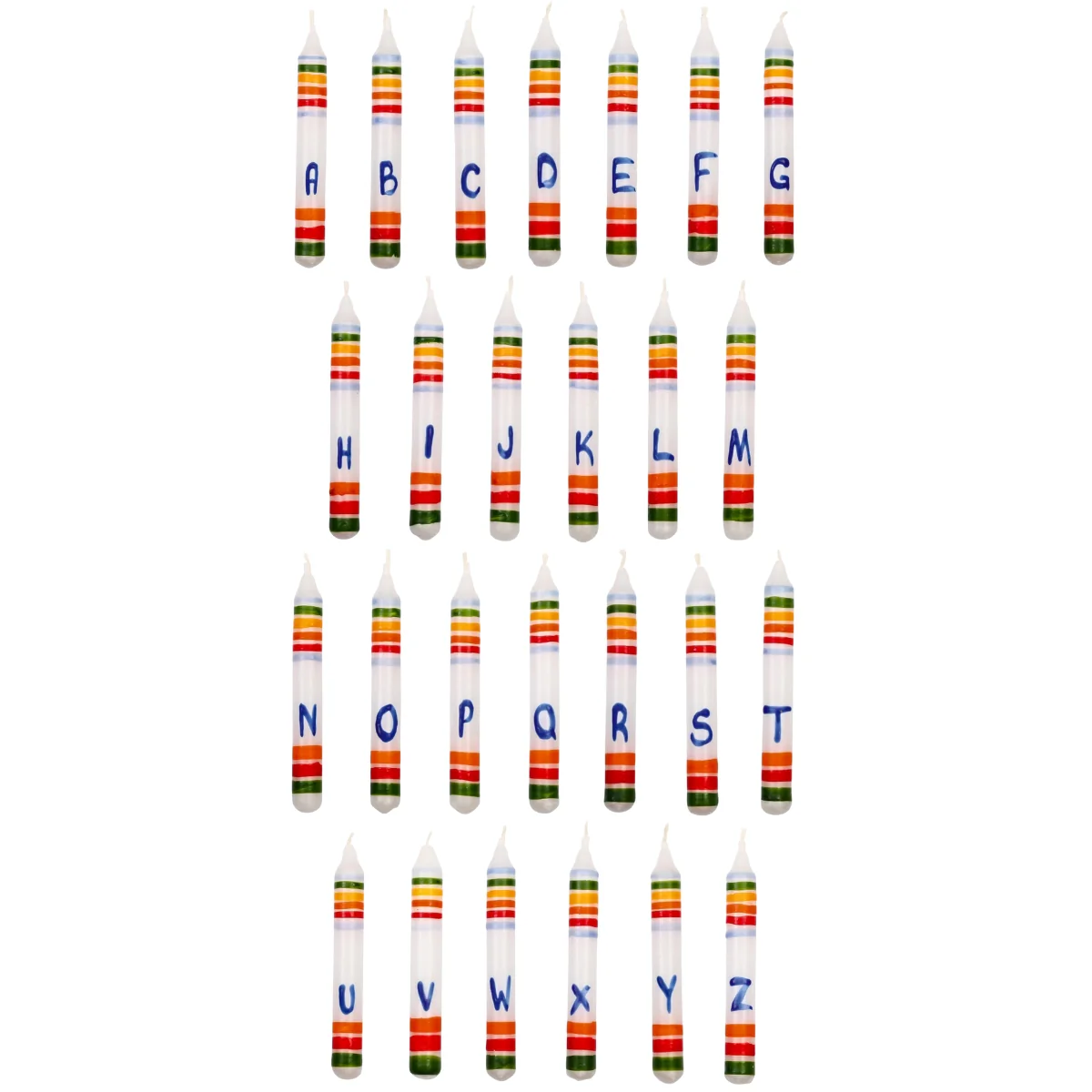 Ahrens Celebration Ring Candles - Letters (A-Z)