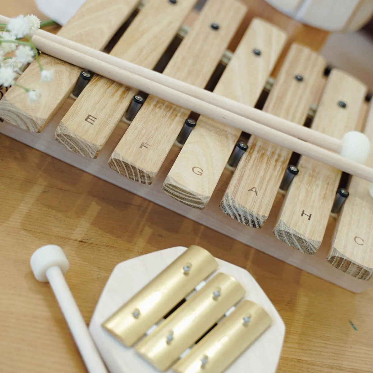 Auris Wooden Xylophone - 7 + 2 Tones, Pentatonic - Image 4