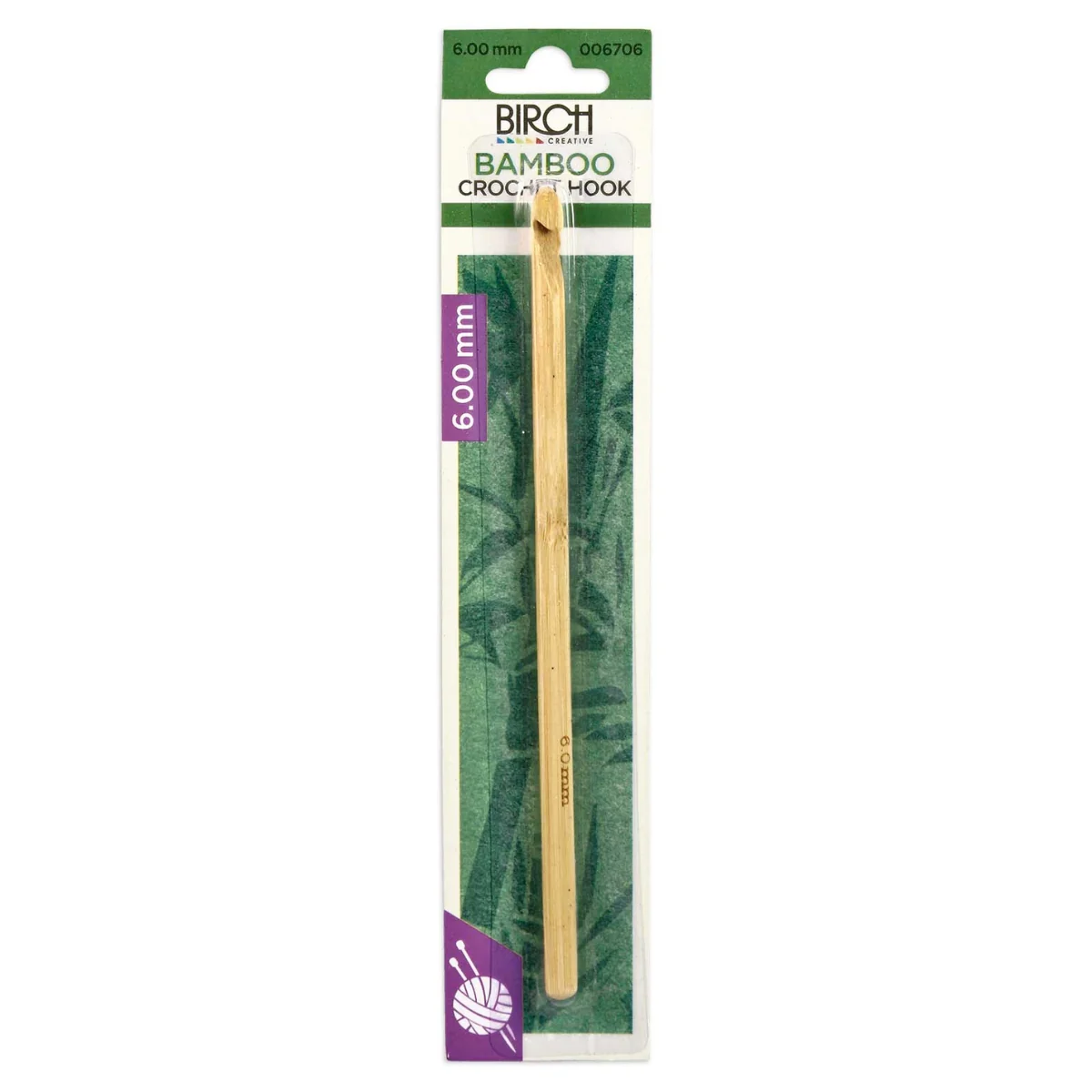Bamboo Crochet Hook - 6mm