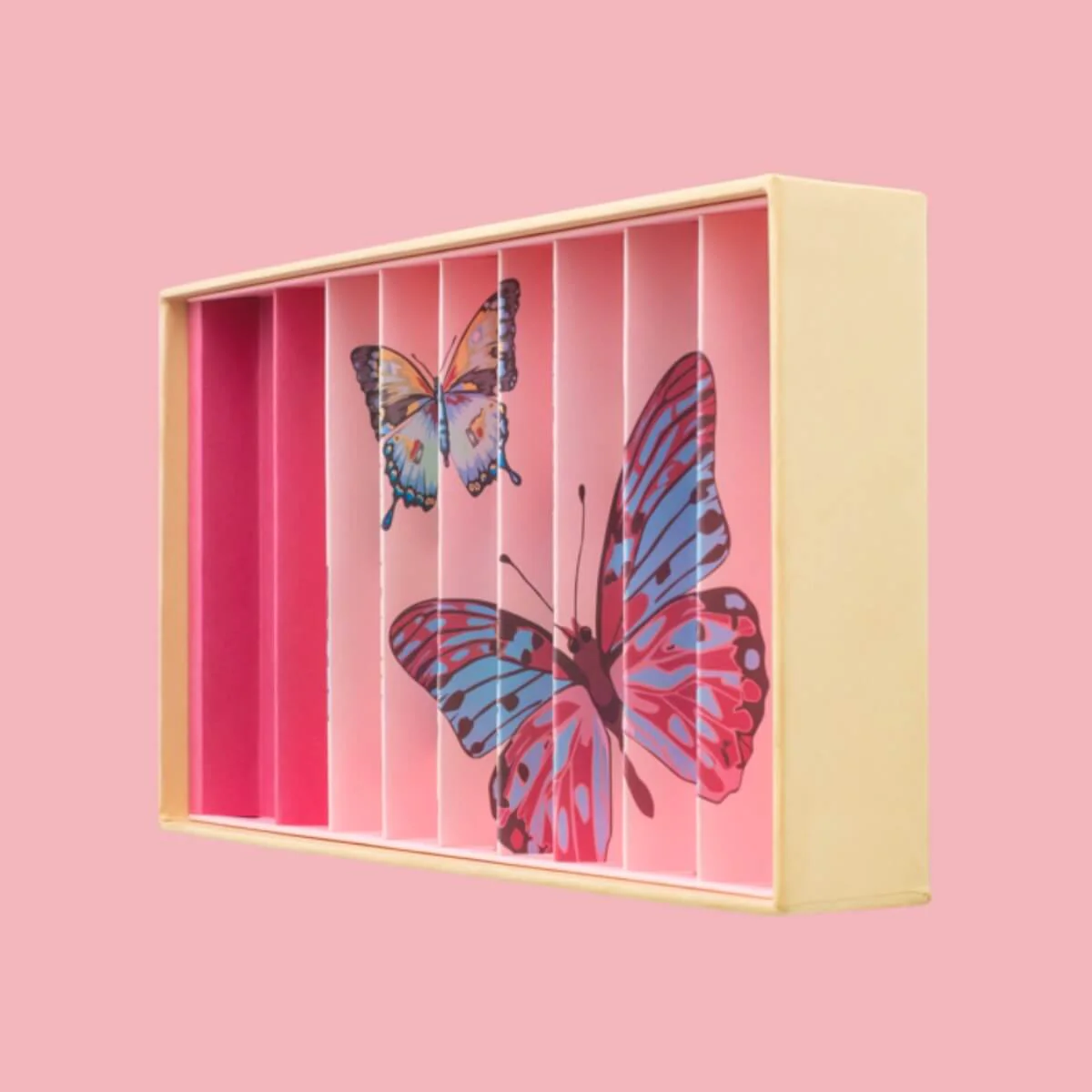 Billes & Co Marble Treasure Box - Anamorphic Butterfly, Large - Image 4