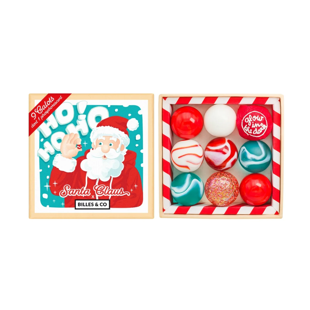 Billes & Co Marble Treasure Giant Box - Santa Claus, Small