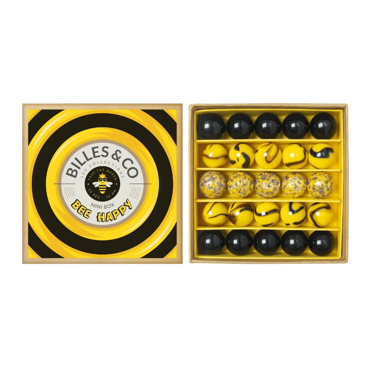 Billes & Co Marble Treasure Mini Box - Bee Happy, Small
