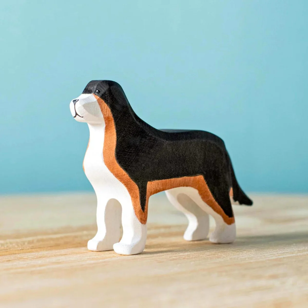 BumbuToys Wooden Animal - Dog - Bernese Mountain