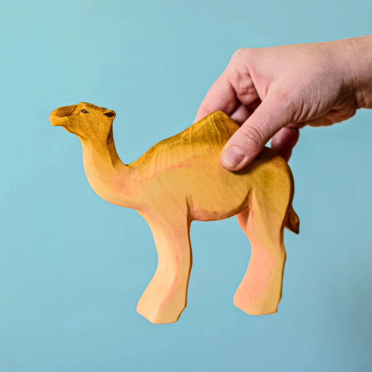 BumbuToys Wooden Animal - Camel with Saddle - Set of 2 - Image 6