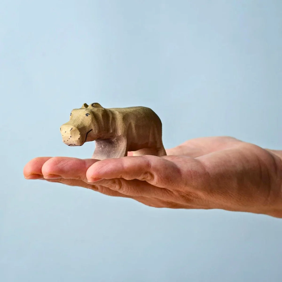 BumbuToys Wooden Animal - Hippos - Set of 2 - Image 4