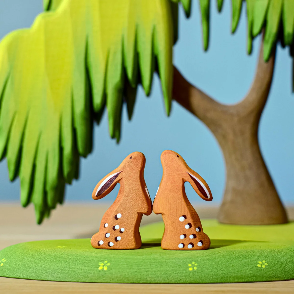BumbuToys Wooden Animal - Rabbit - Curious - Image 3