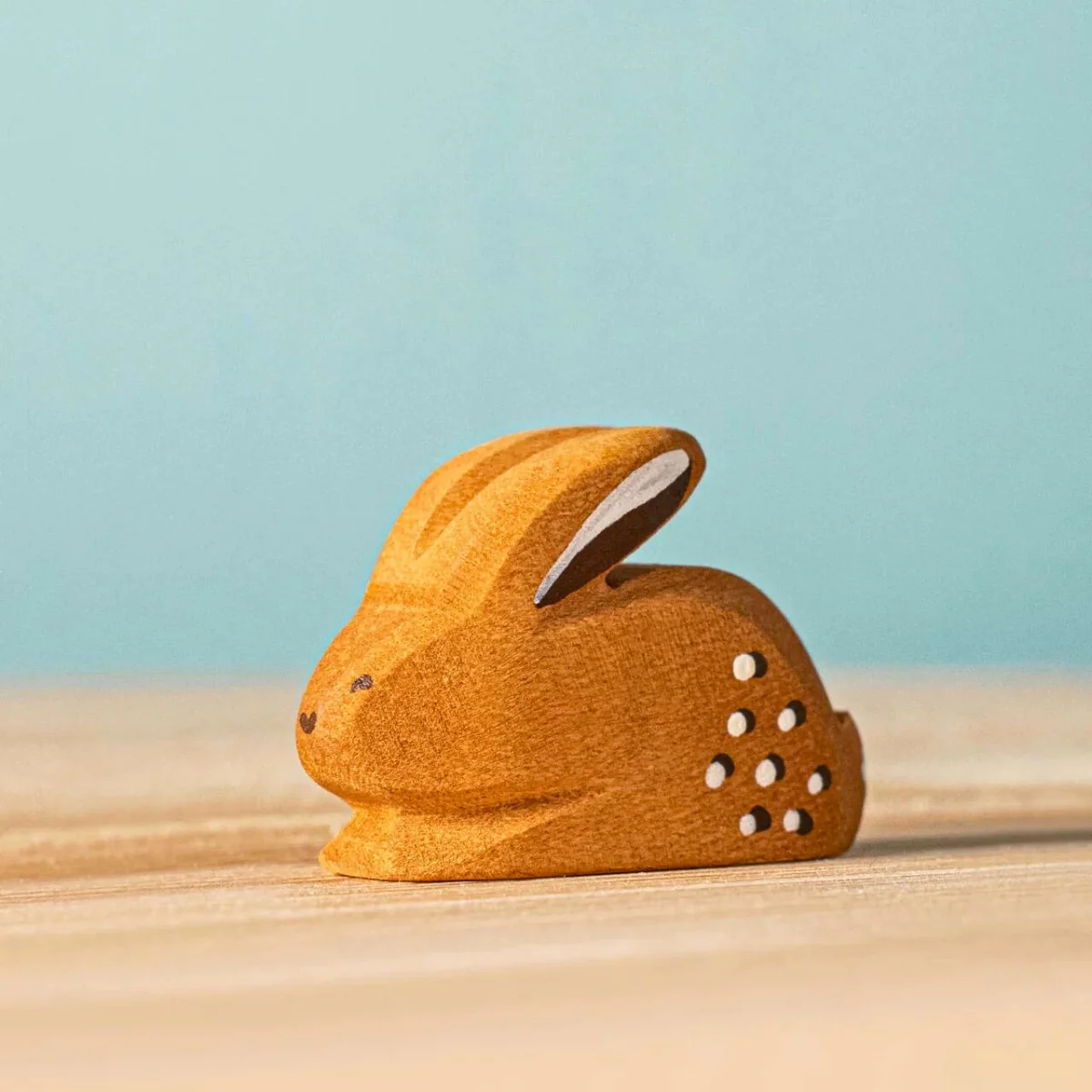 BumbuToys Wooden Animal - Rabbit - Perching