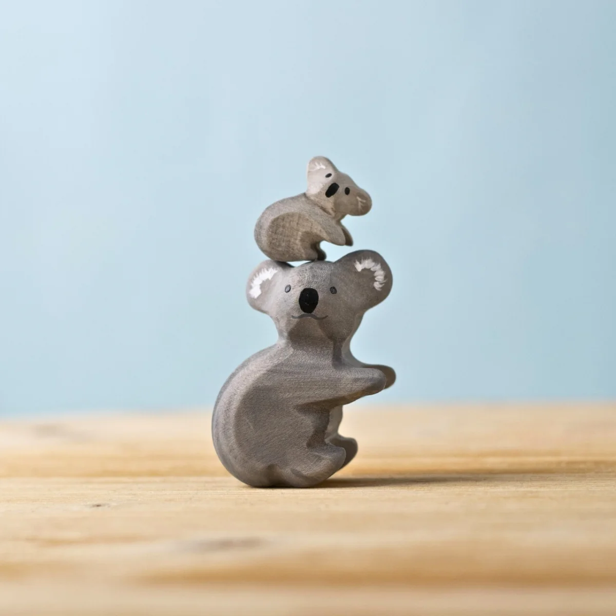 BumbuToys Wooden Animals - Koala Bear Family - Set of 2
