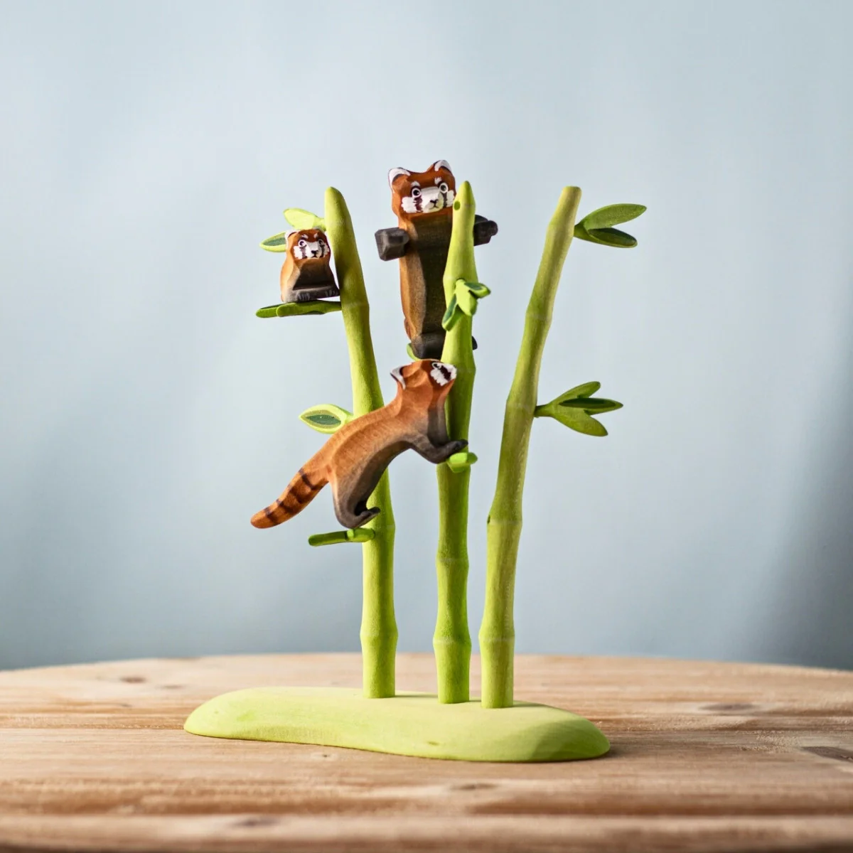 BumbuToys Wooden Animal - Red Panda Cub - Image 4