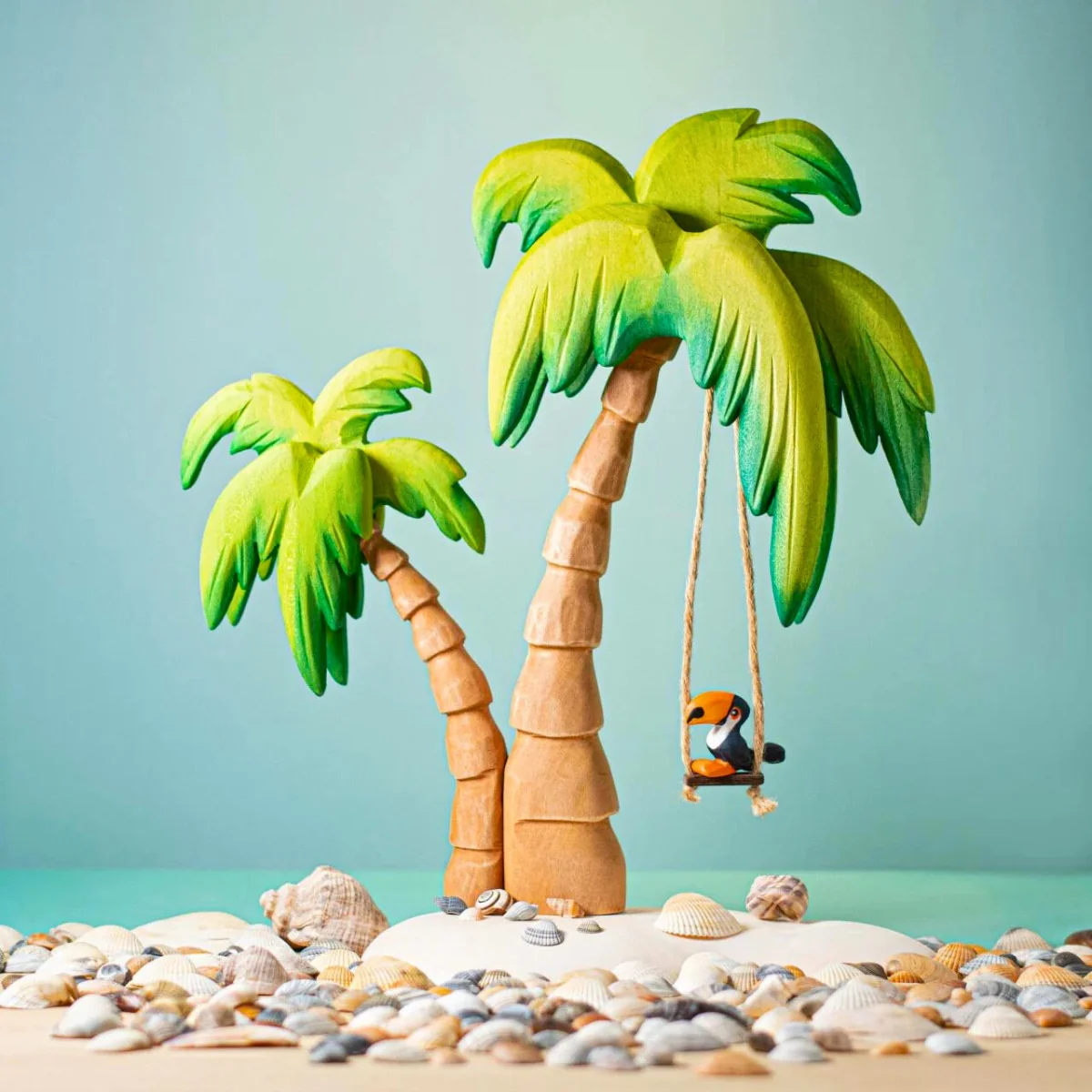 BumbuToys Wooden Bird - Toucan Chick - Image 5
