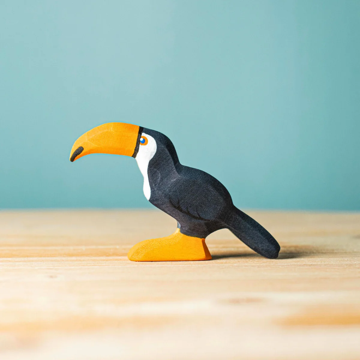 BumbuToys Wooden Bird - Toucan - Standing - Image 2