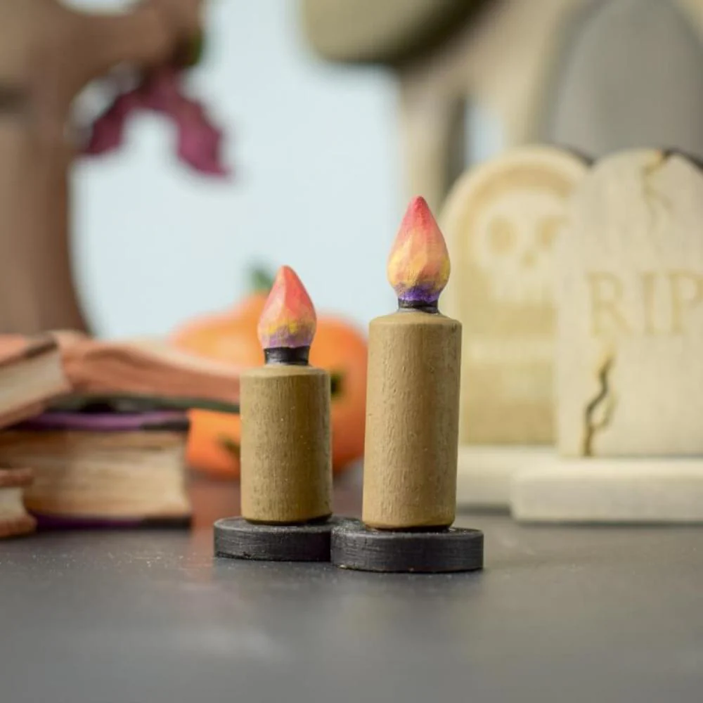 BumbuToys Wooden Candles - Set of 2 - Image 2