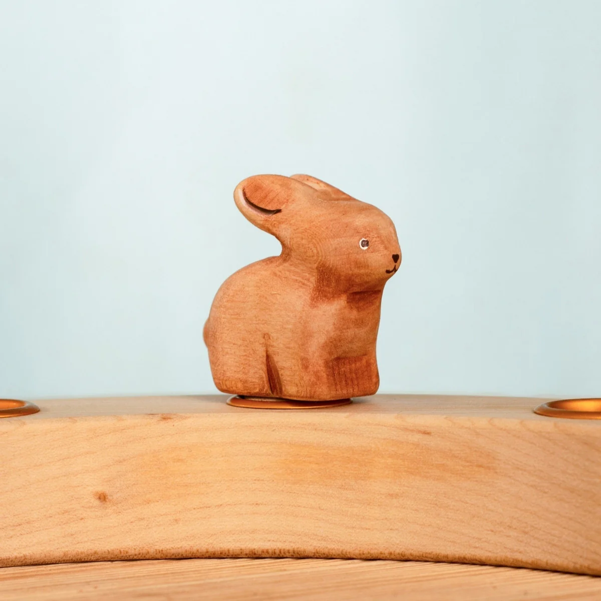 BumbuToys Wooden Celebration Ring Decoration - Festive Bunny - Image 6