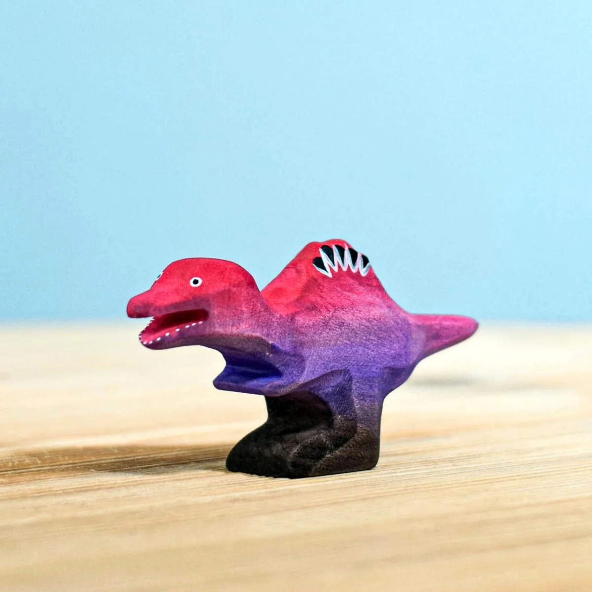 BumbuToys Wooden Dinosaur - Spinosaurus Baby