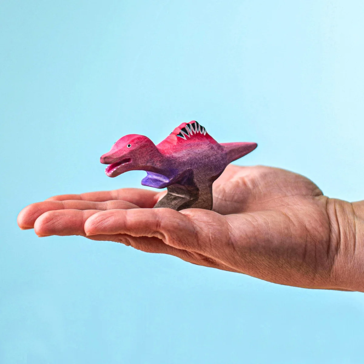 BumbuToys Wooden Dinosaur - Spinosaurus Baby - Image 4