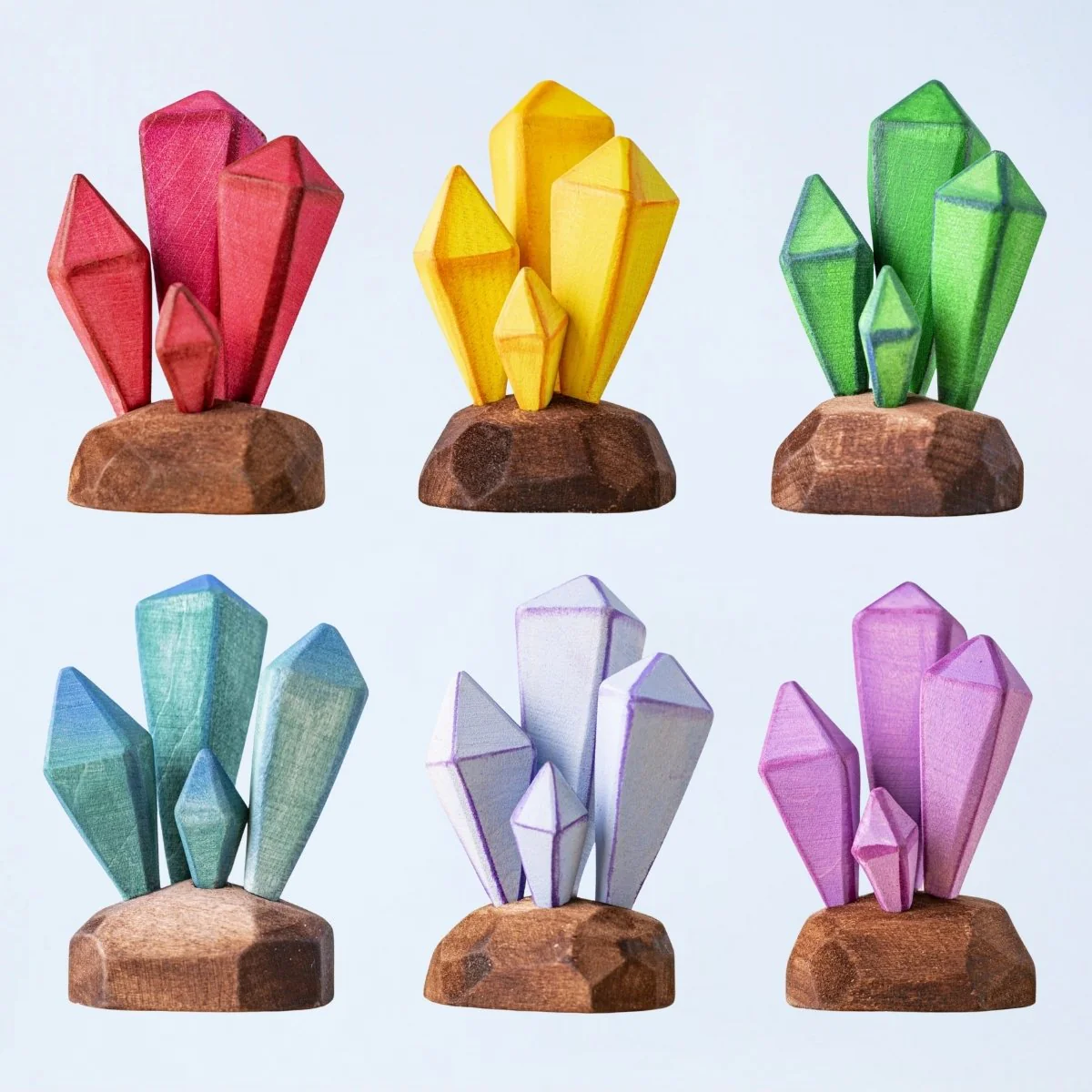 BumbuToys Wooden Figure - Crystals