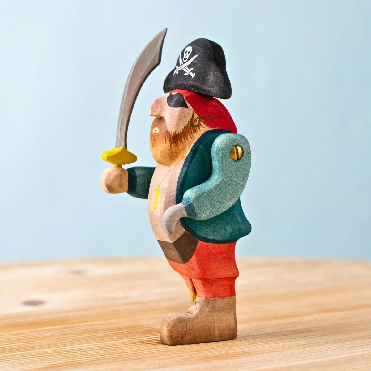 BumbuToys Wooden Mythical Creature - Pirate - Image 3