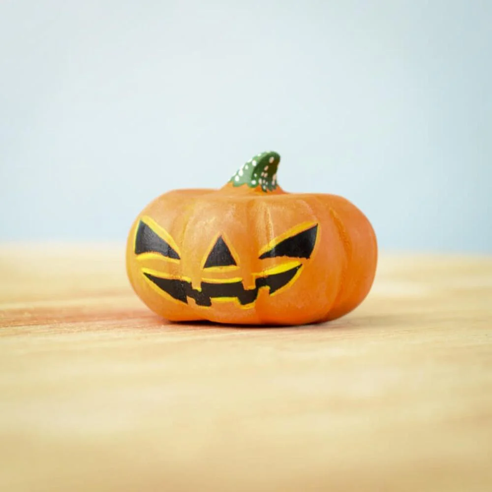 BumbuToys Wooden Halloween Pumpkins - Set of 3 - Image 7