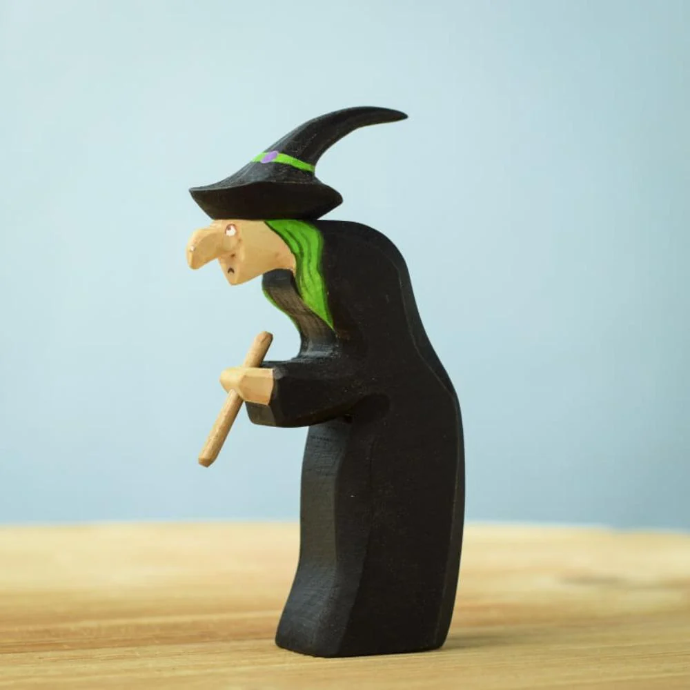 BumbuToys Wooden Brewing Witch