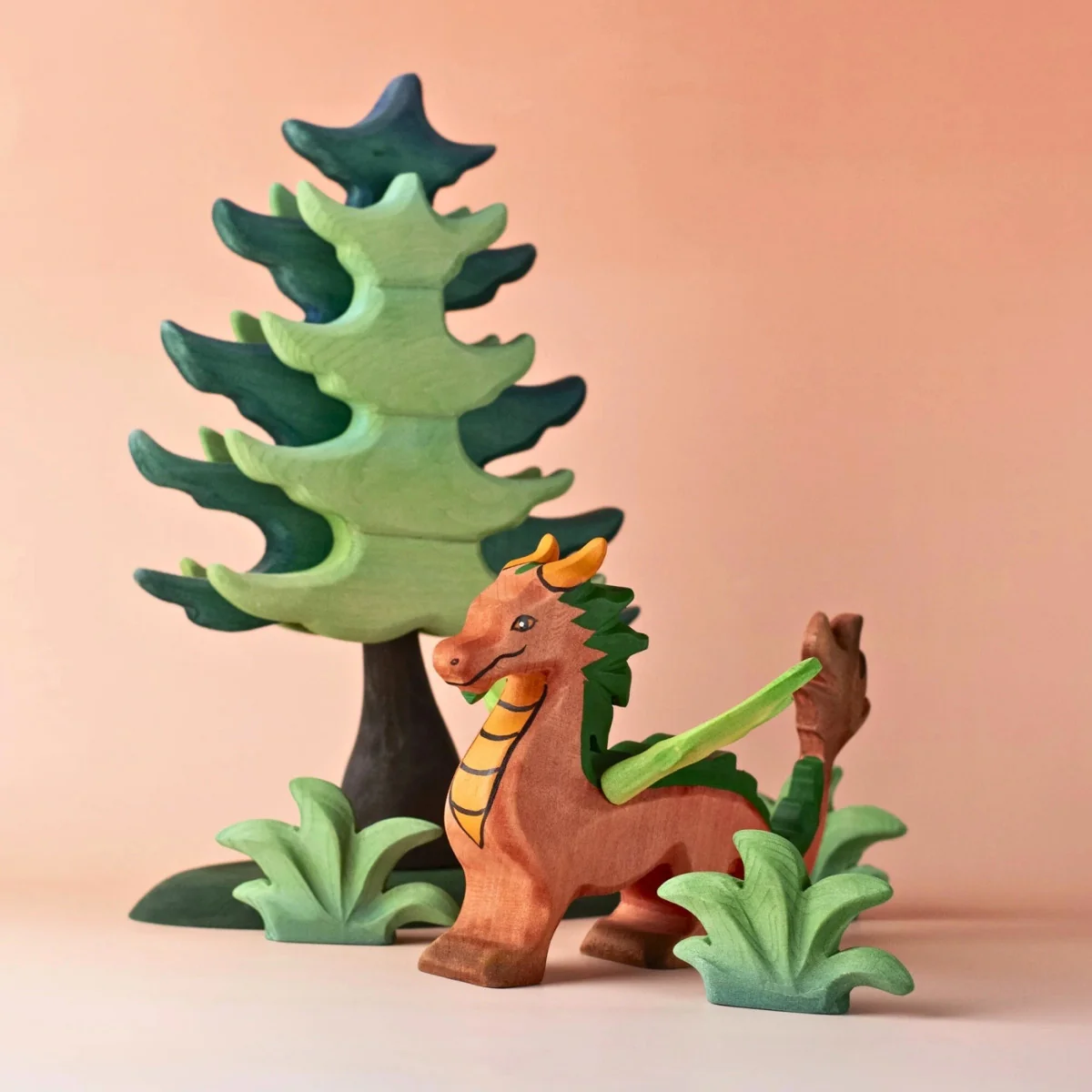 BumbuToys Wooden Mythical Creature - Dragon - Image 2
