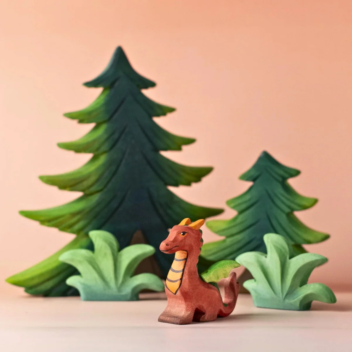 BumbuToys Wooden Mythical Creature - Dragon Baby - Image 2