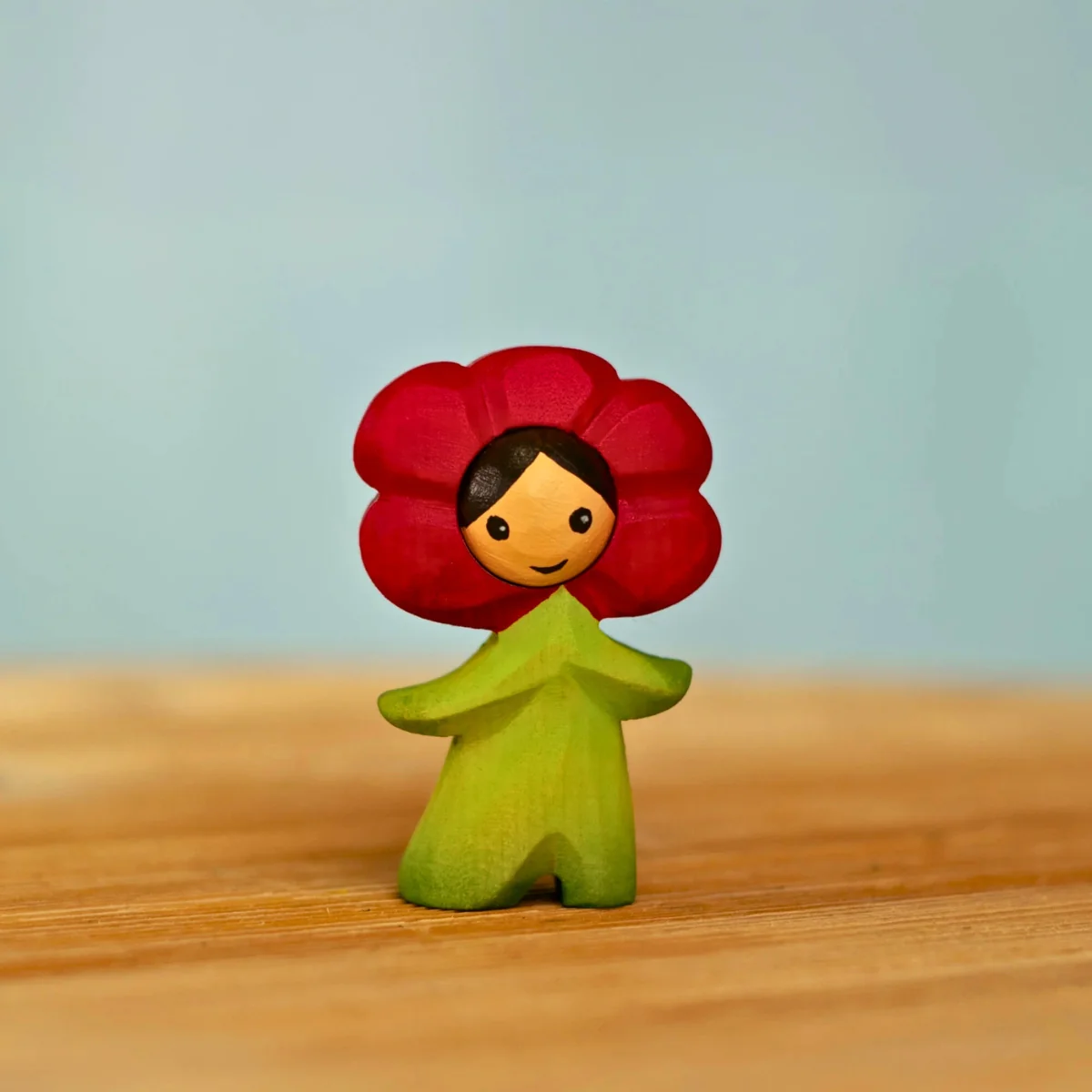 BumbuToys Wooden Mythical Creature - Flower Child - Poppy