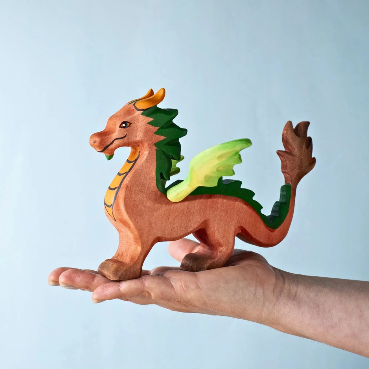 BumbuToys Wooden Mythical Creatures - Dragons, Cave & Crystal - Set of 4 - Image 5