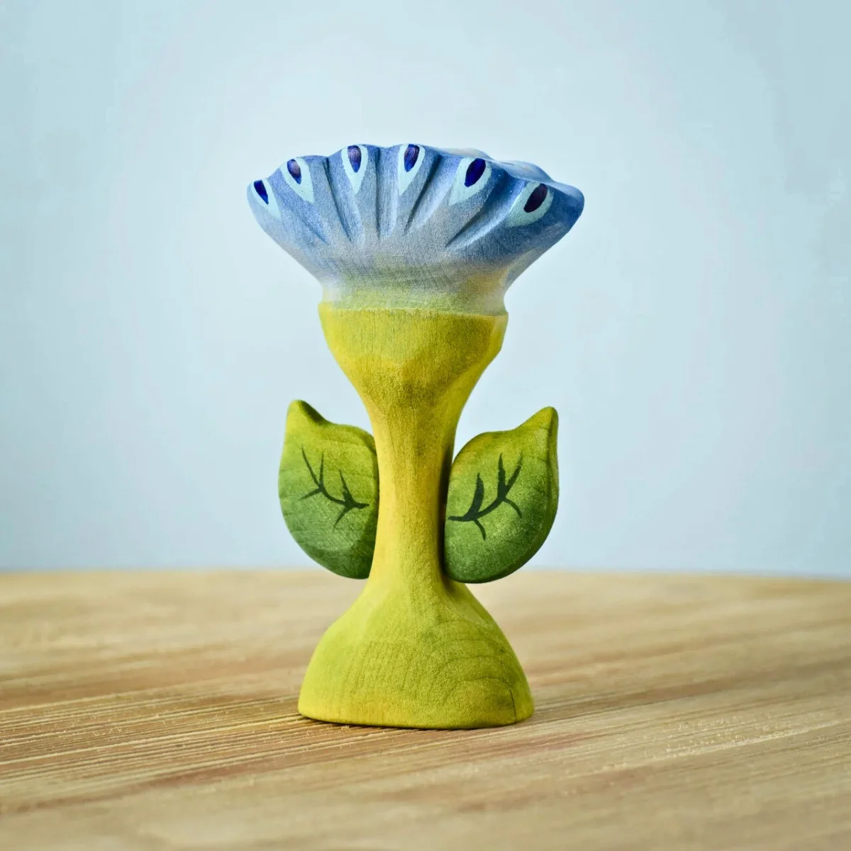 BumbuToys Wooden Plant Figure - Flower - Spring, Flama