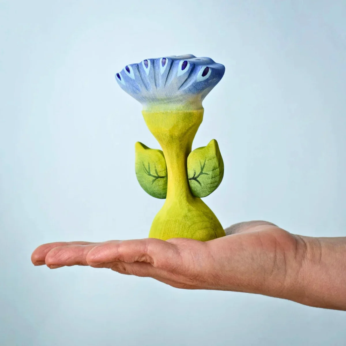 BumbuToys Wooden Plant Figure - Flower - Spring, Flama - Image 3