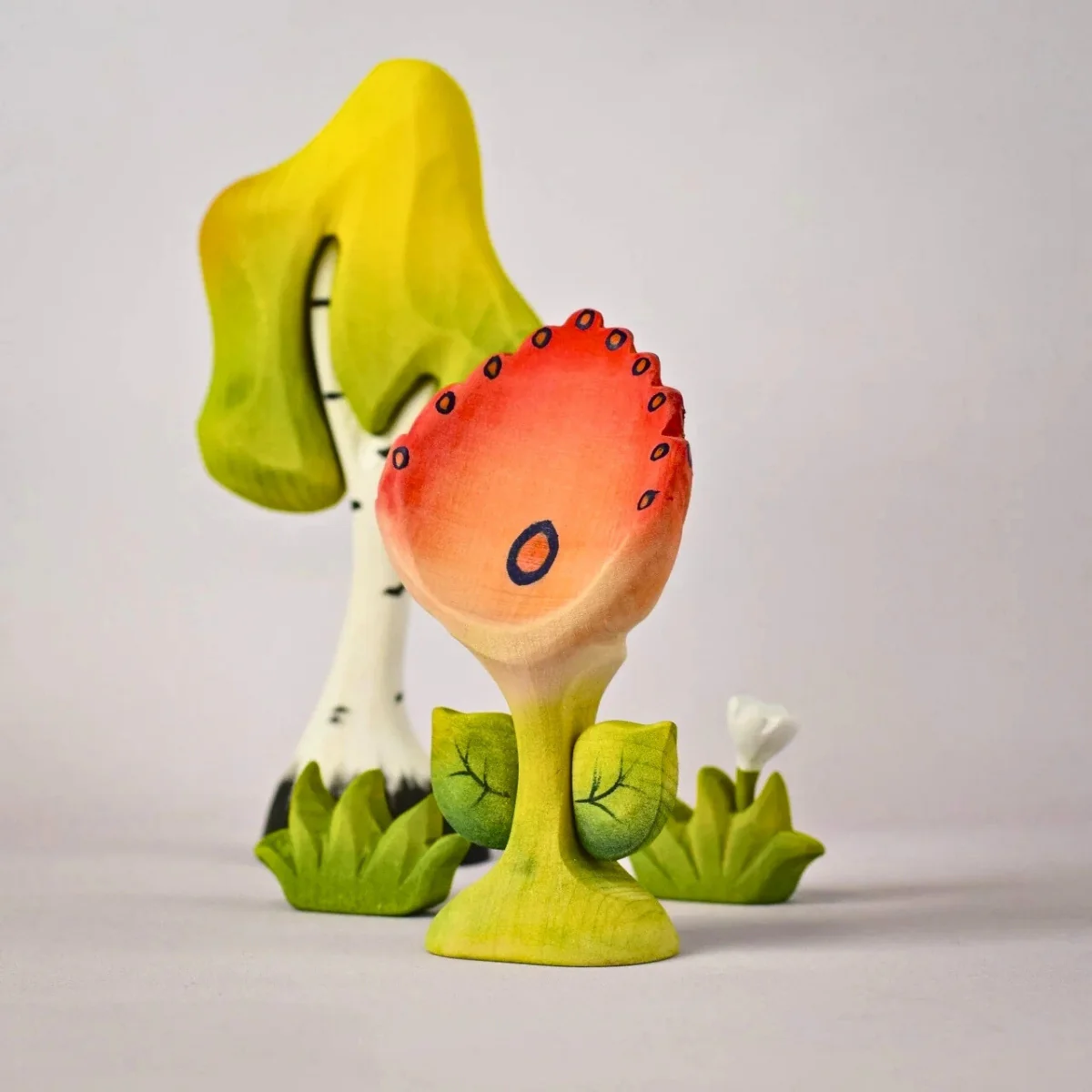 BumbuToys Wooden Plant Figure - Flower - Spring, Perla - Image 4