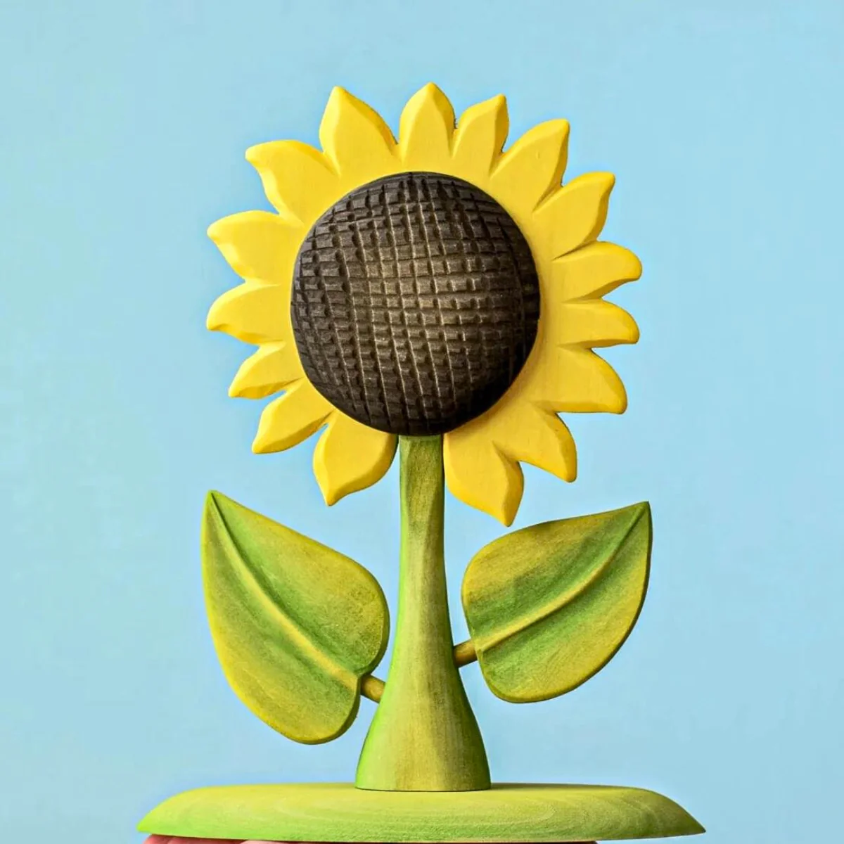 BumbuToys Wooden Plant Figure - Sunflower - Large