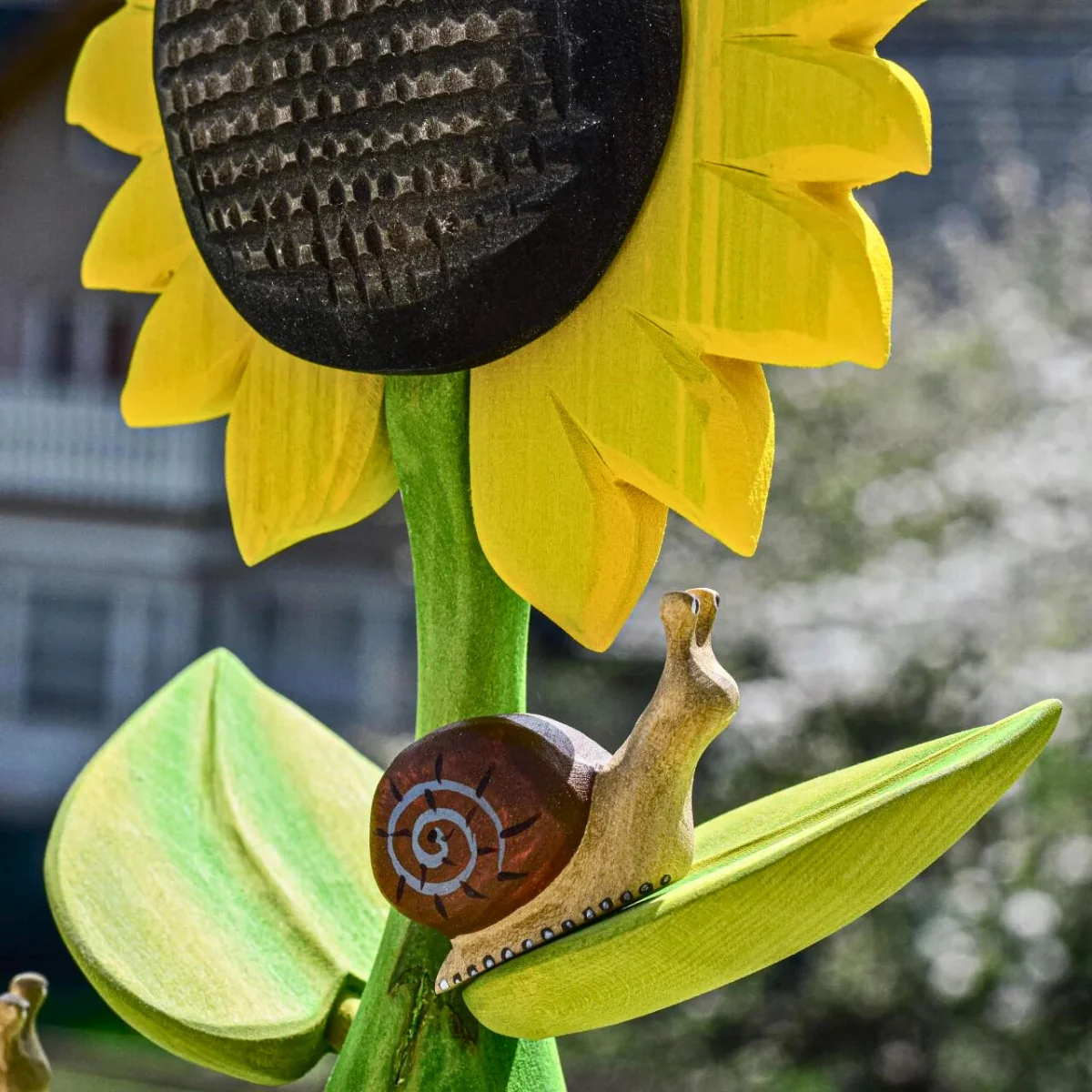 BumbuToys Wooden Plant Figure - Sunflower - Large - Image 5