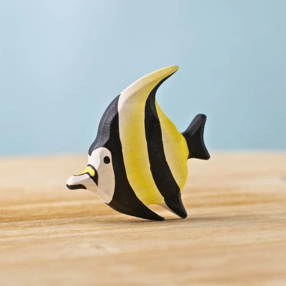 BumbuToys Wooden Sea Animal - Moorish Idol Fish