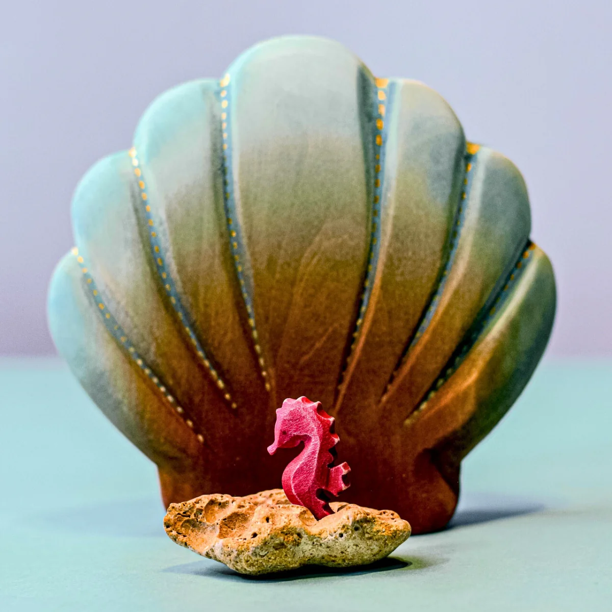 BumbuToys Wooden Sea Animal - Seahorse - Image 4