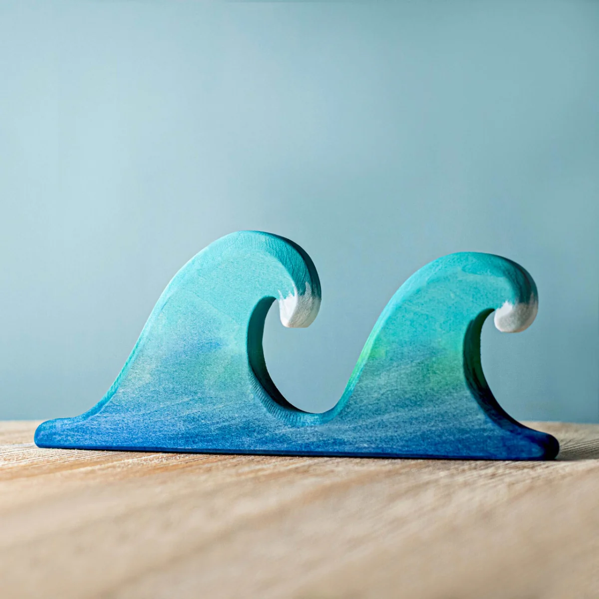 BumbuToys Seascape Wooden Figures - Ocean Waves - Set of 3 - Image 4