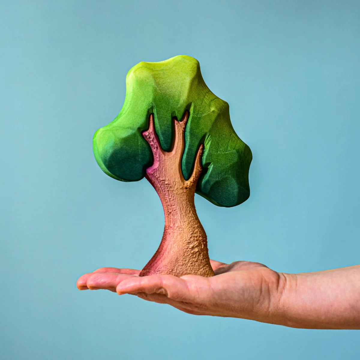 BumbuToys Wooden Tree - Oak - Small - Image 3