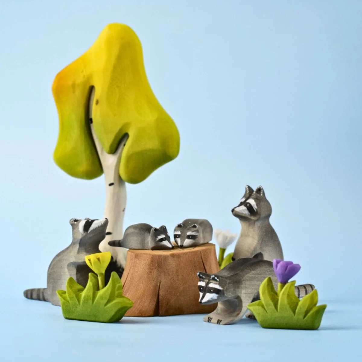 BumbuToys Wooden Tree - Stump - Image 2