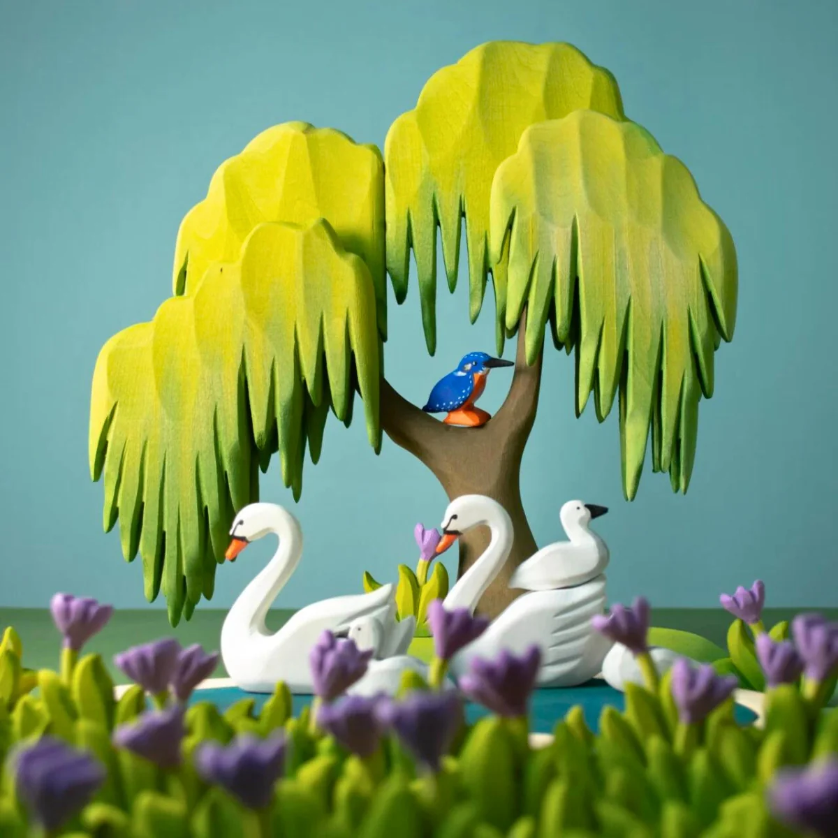 BumbuToys Wooden Tree - Willow - Image 2