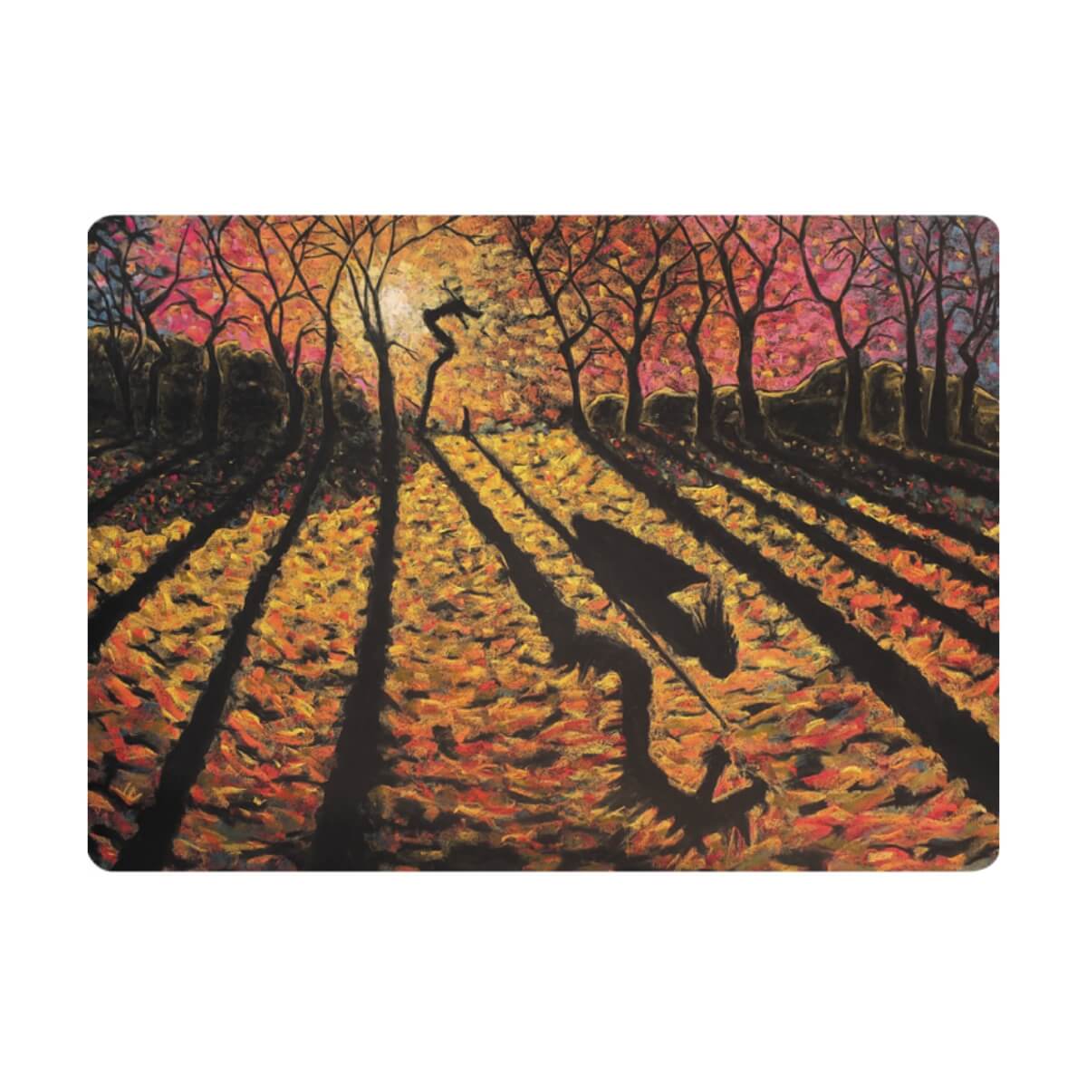 Chalkboard Art Cards - Autumn Courage, pack of 5 cards