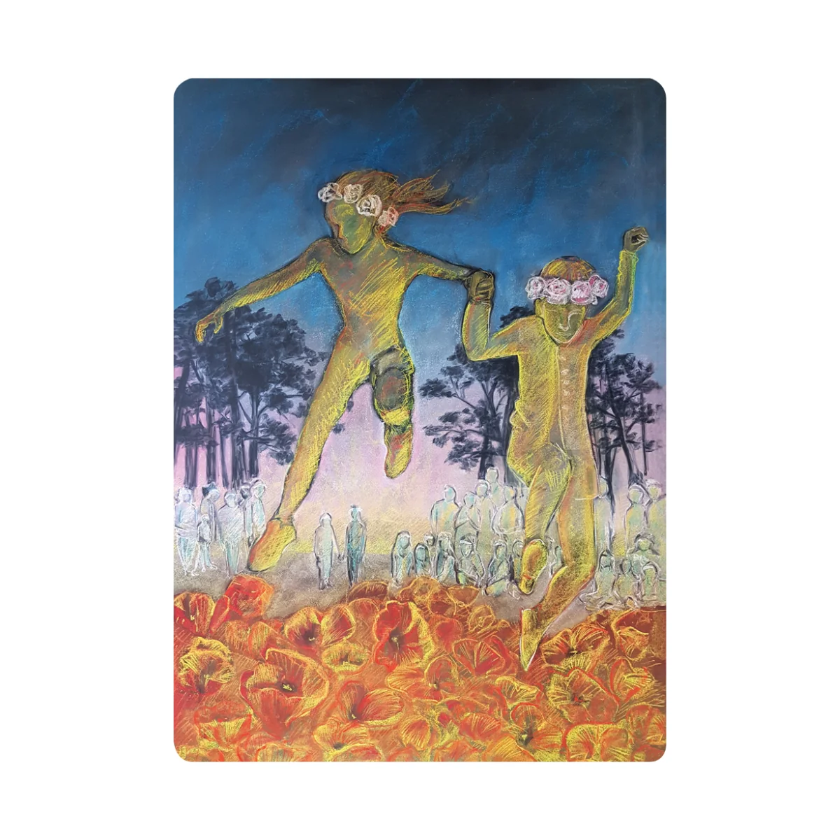 Chalkboard Art Cards - Saint John's Tide, pack of 5 cards
