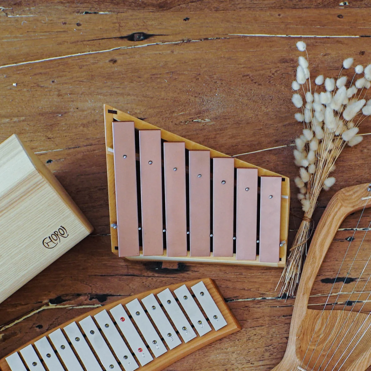 Choroi Copper Pentatonic Glockenspiel - 7 tones, A=440 Hz - Image 3