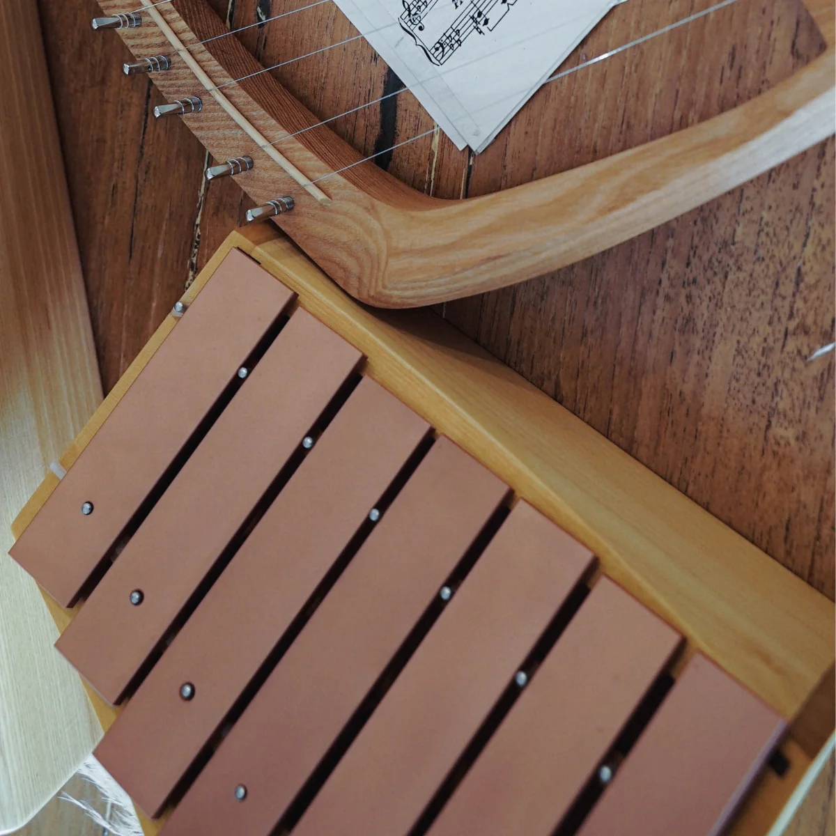Choroi Copper Pentatonic Glockenspiel - 7 tones, A=440 Hz - Image 4