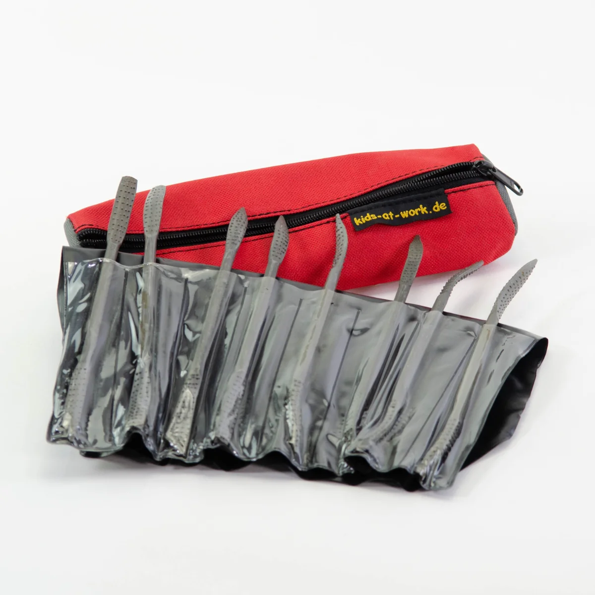 Kids at Work Rasp Kit 8 Pieces with Tool Case