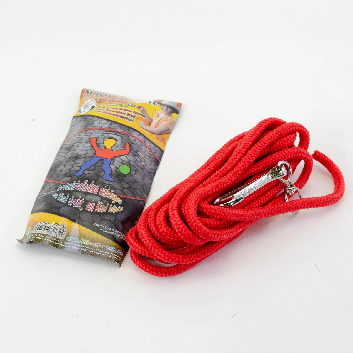 Kids at Work Skipping Rope 5m with Snap Hook - Image 2