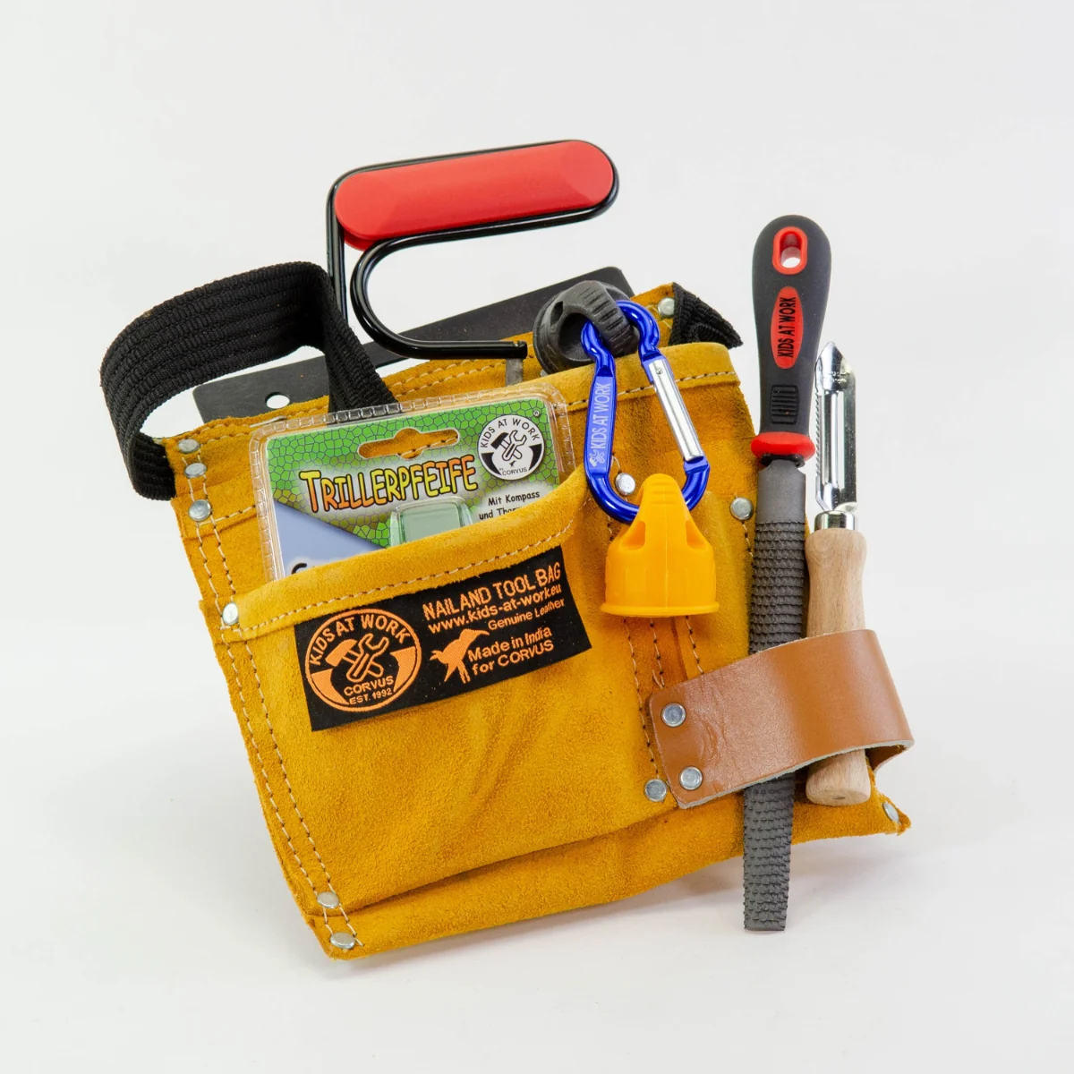 Kids at Work Leather Tool Belt - Standard with Tools Set 4 - Image 2