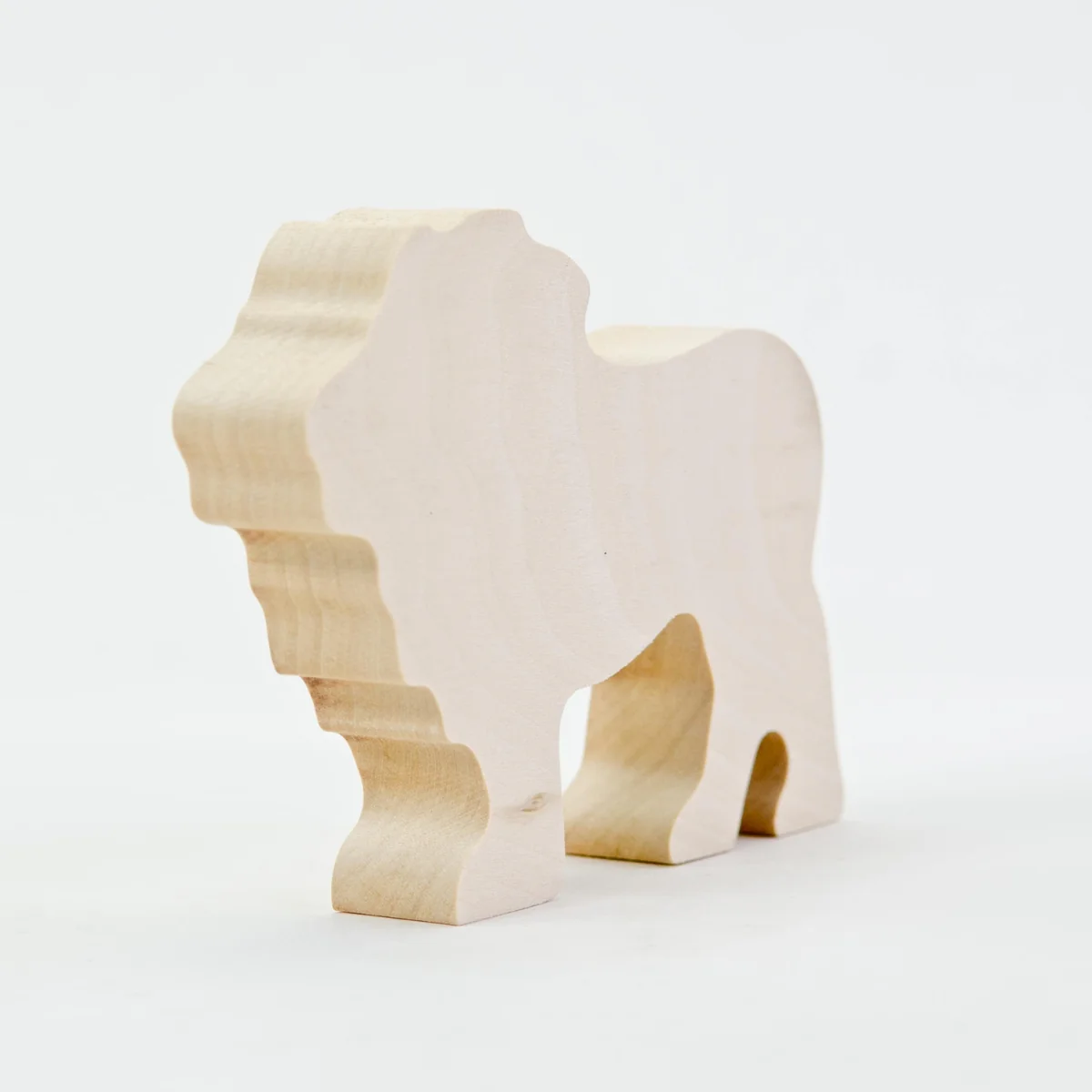 Kids at Work Wood Figure Lion - Image 2