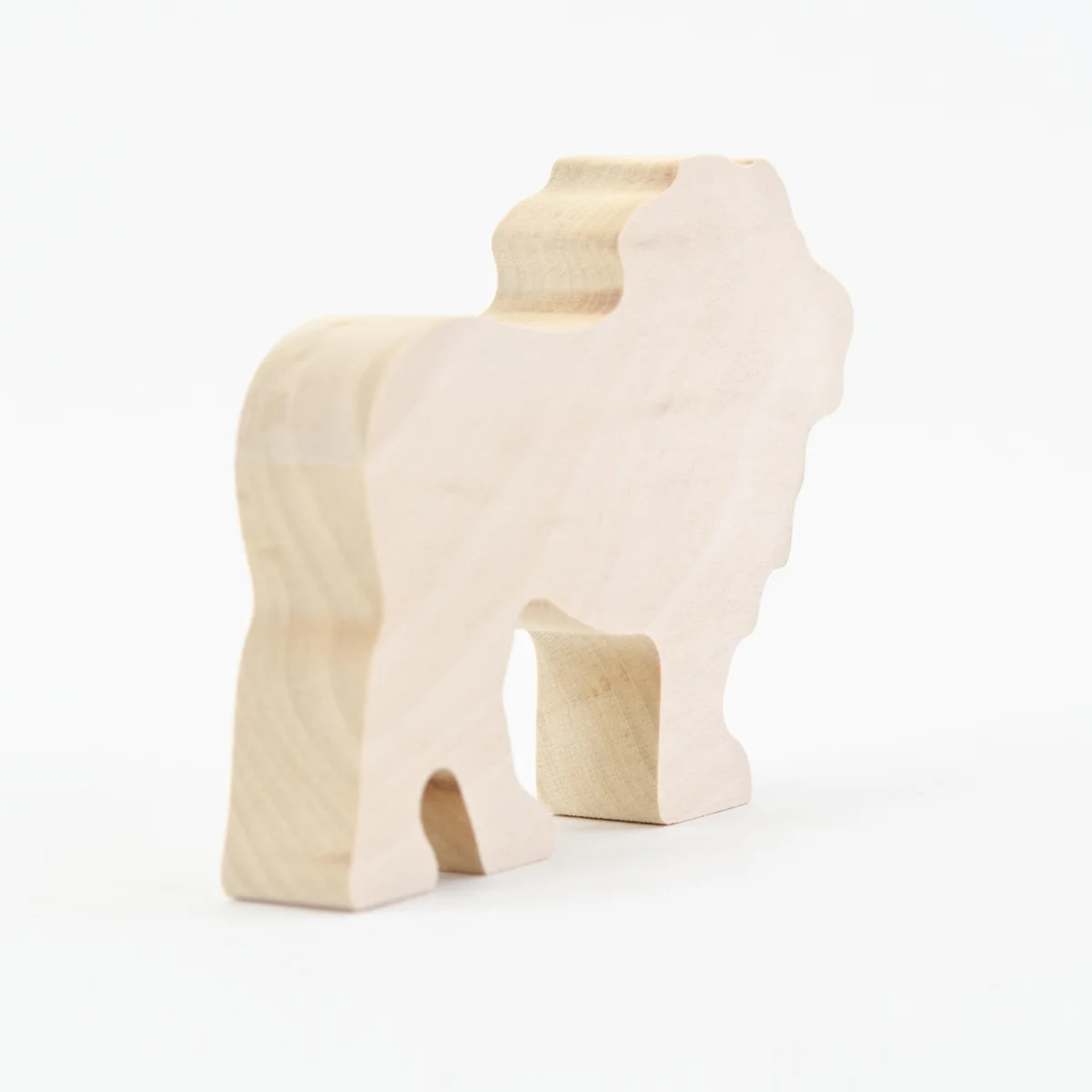 Kids at Work Wood Figure Lion - Image 3
