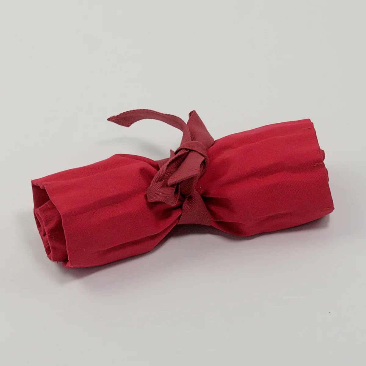 Crayon Roll for 12 Stick and 12 Block Crayons - Australian Made Red, Roll Only - Retired Product - Image 5