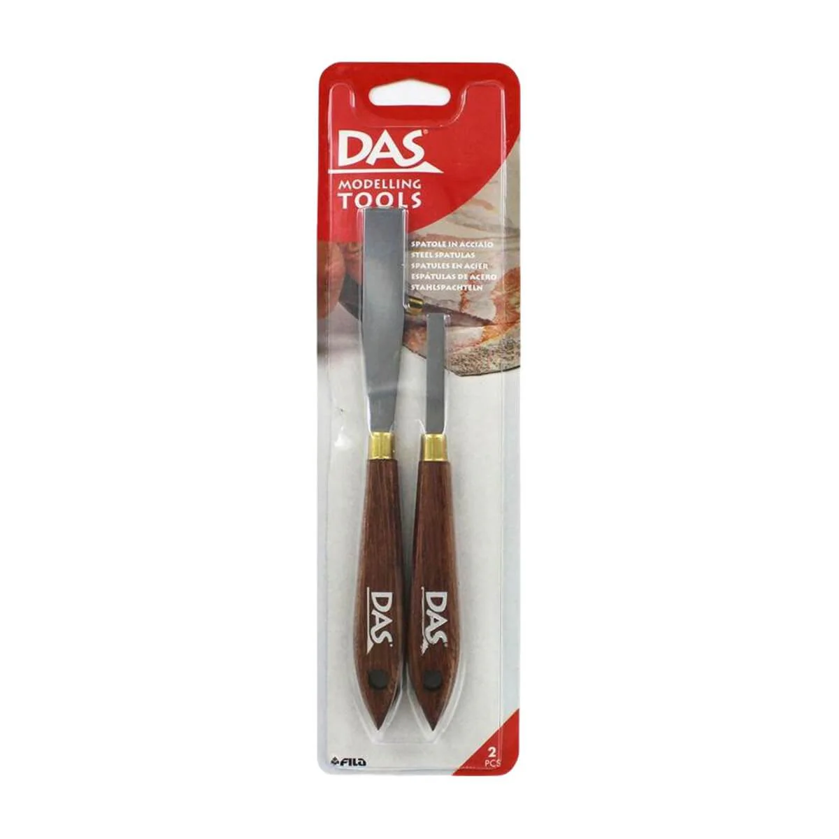DAS Modelling Tools Steel Spatula Set of 2